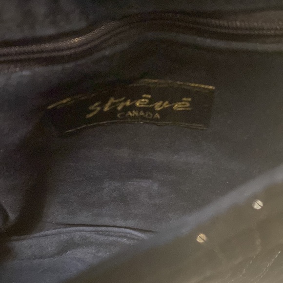 NWOT suede vintage purse. - Picture 4 of 14